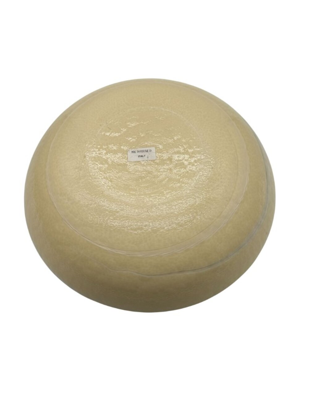 Yalos Murano Cartoccio Fossile Bowl No Flaws Italy Made 16.25"L x 3.5"H - Picture 6 of 6